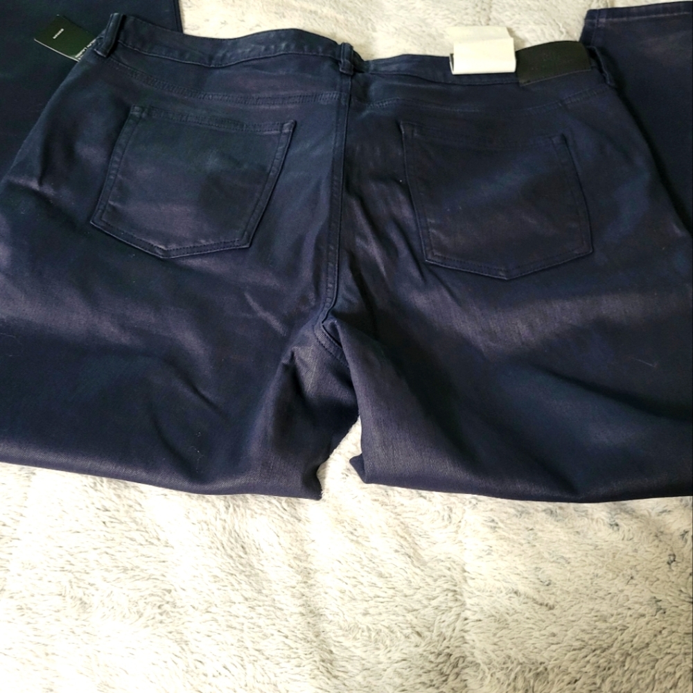 Ralph Lauren Black Label women's Jeans 22W navy NWT - Picture 3 of 13